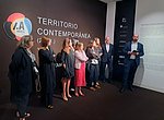 Participantes en la presentación de la exposición ‘Territorio Contemporánea 2026’